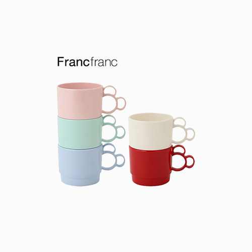 [간편일본직구][FRANCFRANC] 프랑프랑 미키 멜라민 컵