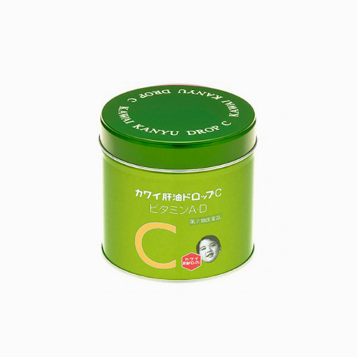재팬픽-[KAWAI] 가와이 간유 드롭 C 150정, 비타민 젤리
